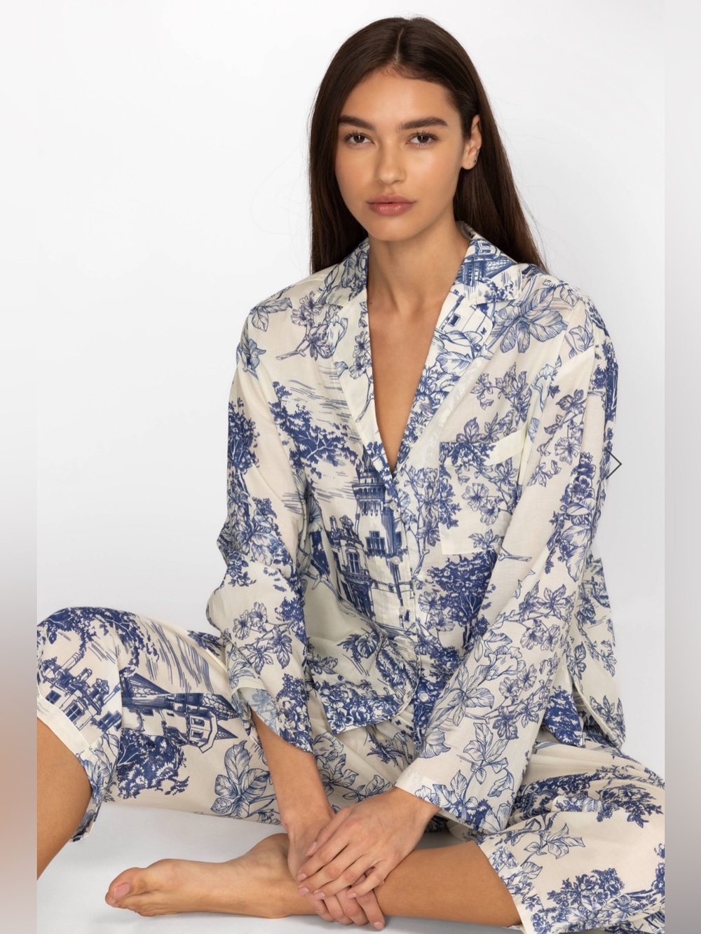 Johnny Was House on The Hill Sleep Pajama Set Size XL